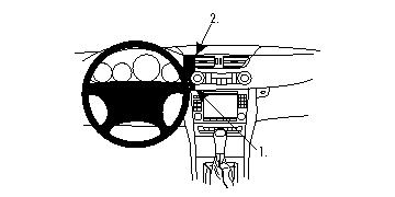 Brodit ProClip, Mercedes Benz CLS-Class 05-10 in der Gruppe Car-HiFi / Was passt in mein Auto / Mercedes / CLS bei BRL (240853624)