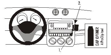 Brodit ProClip, Smart ForFour 04-06 in der Gruppe Car-HiFi / Was passt in mein Auto / Smart bei BRL (240853651)