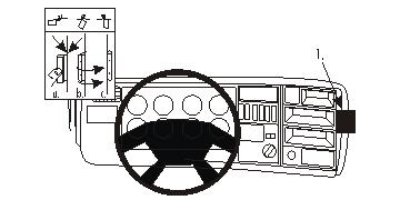 Brodit ProClip, Scania P-series 05-17 in der Gruppe Car-HiFi / Was passt in mein Auto / Scania / R-Serie / R-Serie 2004-2016 bei BRL (240853673)