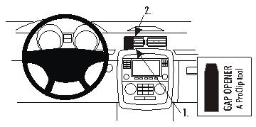 Brodit ProClip, Mercedes Benz R-Class 06-14 in der Gruppe Car-HiFi / Was passt in mein Auto / Mercedes / R-Klasse bei BRL (240853680)