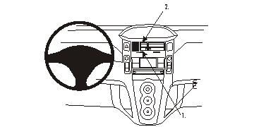 Toyota Yaris 06-11, Zentriert in der Gruppe Car-HiFi / Was passt in mein Auto / Toyota / Yaris / Yaris 2006-2011 bei BRL (240853741)