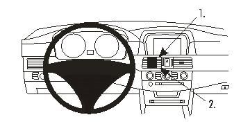 BMW 520-545/M5 E60, E61 04-10, Center M-sport in der Gruppe Car-HiFi / Was passt in mein Auto / BMW / BMW 5 Serie / BMW E60/E61 2004-2011 / Sonstiges E60/E61 2004-2011 bei BRL (240853802)