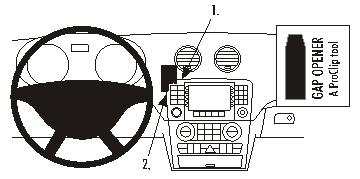 Brodit ProClip, Mercedes Benz GL-Class 06-12 in der Gruppe Car-HiFi / Was passt in mein Auto / Mercedes / GL bei BRL (240853850)