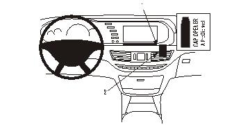 Brodit ProClip, Mercedes Benz S-Class 06-13 in der Gruppe Car-HiFi / Was passt in mein Auto / Mercedes / S-Klasse bei BRL (240853853)