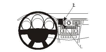 ProClip Monteringsbygel Chrysler Sebring 07-10, Zentriert in der Gruppe Car-HiFi / Was passt in mein Auto / Chrysler / Chrysler Sebring bei BRL (240853947)