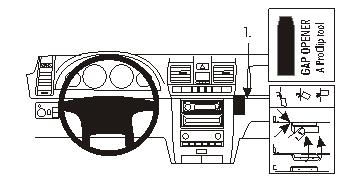 Brodit ProClip, Ssang Yong Rexton 06-07 in der Gruppe Car-HiFi / Was passt in mein Auto / Ssangyong bei BRL (240853952)