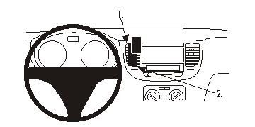 Kia Rio 06-11, Zentriert in der Gruppe Car-HiFi / Was passt in mein Auto / Kia / Rio / Rio 2006-2011 bei BRL (240853963)
