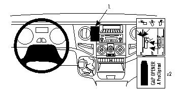 Brodit ProClip, Iveco Daily 06-14 in der Gruppe Car-HiFi / Was passt in mein Auto / Iveco / Daily bei BRL (240853968)