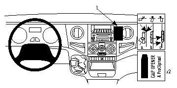 Brodit ProClip, Iveco Daily 06-14 in der Gruppe Car-HiFi / Was passt in mein Auto / Iveco / Daily bei BRL (240853969)