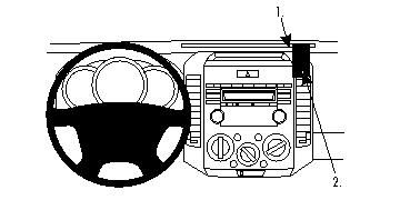 Ford Ranger 07-12/Mazda BT 50 07-12, Winklig in der Gruppe Car-HiFi / Was passt in mein Auto / Ford / Ranger / Ranger 2009-2011 bei BRL (240853978)