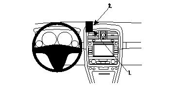 Brodit ProClip, Cadillac SRX 07-09 in der Gruppe Car-HiFi / Was passt in mein Auto / Cadillac / Cadillac SRX bei BRL (240854026)