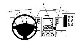 Nissan X-Trail 08-13, Winklig, Navigationsbildschirm in der Gruppe Car-HiFi / Was passt in mein Auto / Nissan / X-trail bei BRL (240854068)