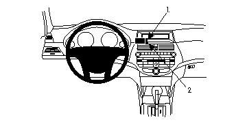 Honda Accord 08-08, Zentriert in der Gruppe Car-HiFi / Was passt in mein Auto / Honda / Accord / Accord 2003-2008 bei BRL (240854098)