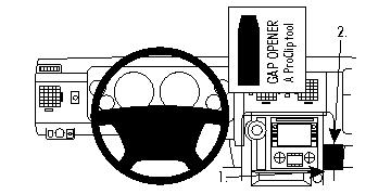 Brodit ProClip, Hummer H2 08-11 in der Gruppe Car-HiFi / Was passt in mein Auto / Hummer / Hummer H2 bei BRL (240854158)