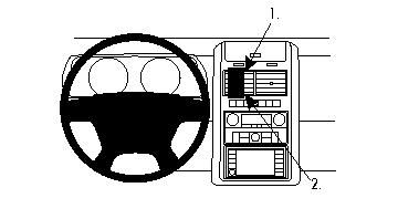 ProClip Monteringsbygel Dodge Journey 09-10, Zentriert in der Gruppe Car-HiFi / Was passt in mein Auto / Dodge bei BRL (240854161)