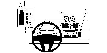 Brodit ProClip, Smart ForTwo 08-10 in der Gruppe Car-HiFi / Was passt in mein Auto / Smart bei BRL (240854167)
