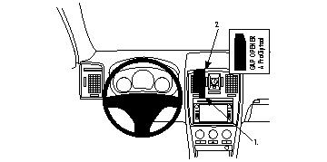 Brodit ProClip, Cadillac BLS 06-10 in der Gruppe Car-HiFi / Was passt in mein Auto / Cadillac / Cadillac BLS bei BRL (240854175)