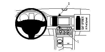 Brodit ProClip, Jaguar XF 09-15 in der Gruppe Car-HiFi / Was passt in mein Auto / Jaguar / Jaguar XF bei BRL (240854200)