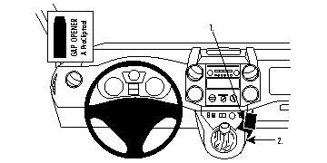 Citroen Berlingo Family 08-15, Abgewinkelt, Niedrig, Manuell in der Gruppe Car-HiFi / Was passt in mein Auto / Citroën / Berlingo / Berlingo 2008-2018 bei BRL (240854210)