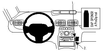 Brodit ProClip, Citroen C3 Picasso 09-18 in der Gruppe Car-HiFi / Was passt in mein Auto / Citroën / C3 / C3 2017-2024 bei BRL (240854294)