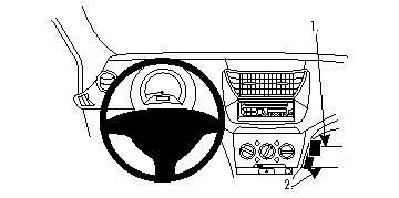 Nissan Pixo 09-15, angewinkelt in der Gruppe Car-HiFi / Was passt in mein Auto / Suzuki / Alto bei BRL (240854336)