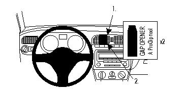 Brodit ProClip, Volkswagen Polo 10-17 in der Gruppe Car-HiFi / Was passt in mein Auto / Volkswagen / Polo / Polo 2010-2017 bei BRL (240854382)