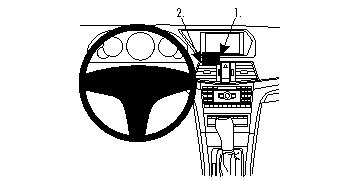 Brodit ProClip, Mercedes Benz E-Class, Convertible/Coupé 10-13 in der Gruppe Car-HiFi / Was passt in mein Auto / Mercedes / E-Klasse / E-Klasse 2010-2016 W212 bei BRL (240854459)