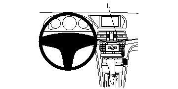 Brodit ProClip, Mercedes Benz E-Class, Convertible/Coupé 10-17 in der Gruppe Car-HiFi / Was passt in mein Auto / Mercedes / E-Klasse / E-Klasse 2010-2016 W212 bei BRL (240854460)