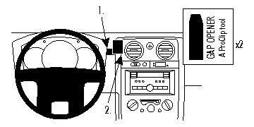 Brodit ProClip, Isuzu D-Max/Rodeo 08-12 in der Gruppe Car-HiFi / Was passt in mein Auto / Isuzu / Isuzu D-Max bei BRL (240854473)