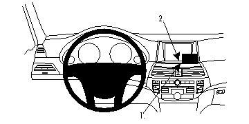 Honda Accord Coupé 08-12/Crosstour 10-12, zentriert, rechts in der Gruppe Car-HiFi / Was passt in mein Auto / Honda / Accord / Accord 2009-2015 bei BRL (240854592)