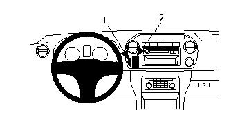 Brodit ProClip, Volkswagen Amarok 11-16 in der Gruppe Car-HiFi / Was passt in mein Auto / Volkswagen / Amarok / Amarok 2010-2021 bei BRL (240854601)