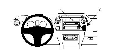 Brodit ProClip, Volkswagen Amarok 11-16 in der Gruppe Car-HiFi / Was passt in mein Auto / Volkswagen / Amarok / Amarok 2010-2021 bei BRL (240854602)