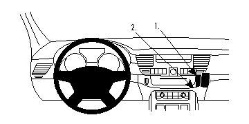 ProClip Montagehalterung Audi A8 11-15, angewinkelt in der Gruppe Car-HiFi / Was passt in mein Auto / Audi / Audi A8 / Audi A8 2010-2017 bei BRL (240854606)