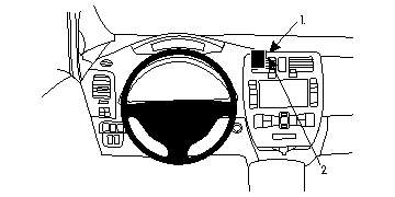 Brodit ProClip, Nissan Leaf 11-17 in der Gruppe Car-HiFi / Was passt in mein Auto / Nissan / Leaf / Leaf 2011-2017 bei BRL (240854706)
