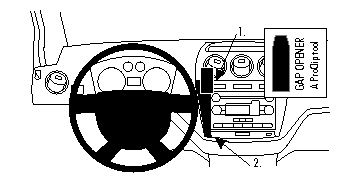 Brodit ProClip, Ford Transit Connect 12-13 in der Gruppe Car-HiFi / Was passt in mein Auto / Ford / Transit Connect / Transit Connect 2002-2013 bei BRL (240854743)