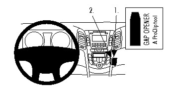 Brodit ProClip, Hyundai i30 12-16 in der Gruppe Car-HiFi / Was passt in mein Auto / Hyundai / I30 / I30 2013-2017 bei BRL (240854755)