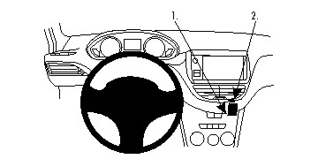 Brodit ProClip, Peugeot 2008/208 12-19 in der Gruppe Car-HiFi / Was passt in mein Auto / Peugeot / Peugeot 2008 / Peugeot 2008 2013-2019 bei BRL (240854764)