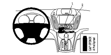 Brodit ProClip, Ford Kuga 17-19 in der Gruppe Car-HiFi / Was passt in mein Auto / Ford / Kuga / Kuga 2013-2019 bei BRL (240854795)