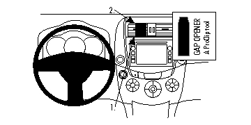 Brodit ProClip, Toyota RAV 4 11-12 in der Gruppe Car-HiFi / Was passt in mein Auto / Toyota / RAV4 / RAV4 2006-2012 bei BRL (240854853)