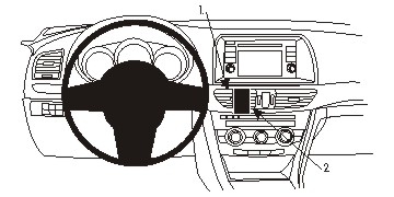 Brodit ProClip, Mazda 6 13-14 in der Gruppe Car-HiFi / Was passt in mein Auto / Mazda / Mazda 6 / Mazda 6 2013-2016 bei BRL (240854876)