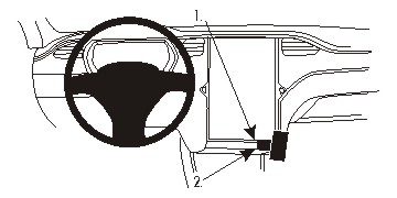 Brodit ProClip, Tesla Model S/X 13-20 in der Gruppe Car-HiFi / Was passt in mein Auto / Tesla / Model X bei BRL (240854922)