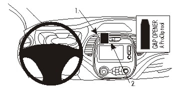 Brodit ProClip, Renault Captur 14-17 in der Gruppe Car-HiFi / Was passt in mein Auto / Renault / Captur / Captur 2013-2019 bei BRL (240854941)
