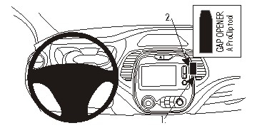 Brodit ProClip, Renault Captur 14-17 in der Gruppe Car-HiFi / Was passt in mein Auto / Renault / Captur / Captur 2013-2019 bei BRL (240854942)