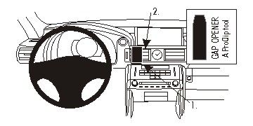 ProClip-Montagehalterung Lexus IS Serie 14-15, zentriert in der Gruppe Car-HiFi / Was passt in mein Auto / Lexus / Lexus IS bei BRL (240854960)