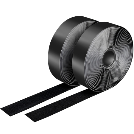 LogiLink Selbstklebendes Klettband 25 mm x 5 m, schwarz in der Gruppe Neuheiten bei BRL (262KAB0080)