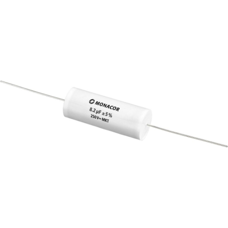 Monacor MKTA-82 MKT-Folienkondensator, 8.2 µF, 250 V in der Gruppe Heim-Audio / Zubehör / Komponenten bei BRL (290MKTA82)