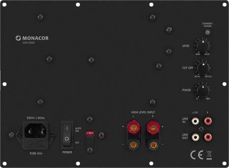 Monacor SAM-300D Einbauverstärker für Subwoofer in der Gruppe Heim-Audio / Selbstbau / Einbauverstärker bei BRL (290SAM300D)