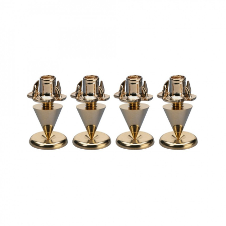 Monacor SPS10-Gold Lautsprecher-Spikes aus Metall, 4er-Pack in der Gruppe Heim-Audio / Zubehör / Lautsprecherzubehör bei BRL (290SPS10G)
