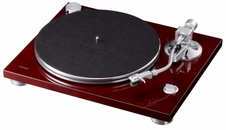 Teac TN-3B Plattenspieler mit RIAA- & USB-Ausgang, Kirsche in der Gruppe Heim-Audio / HiFi / Plattenspieler bei BRL (350TN3BC)