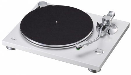 Teac TN-3B Plattenspieler mit RIAA- & USB-Ausgang, weiß in der Gruppe Heim-Audio / HiFi / Plattenspieler bei BRL (350TN3BW)
